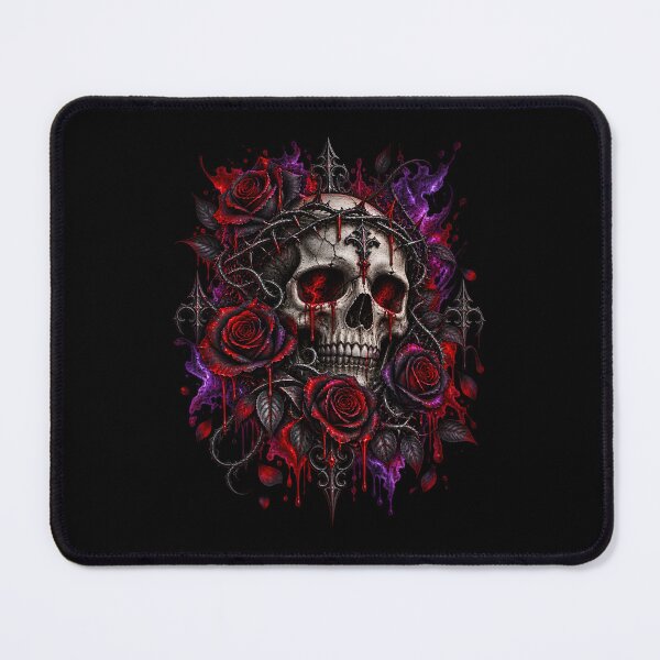 Item preview, Gothic Skull & Black Roses – Dark Romance designed and sold by Redshop04.