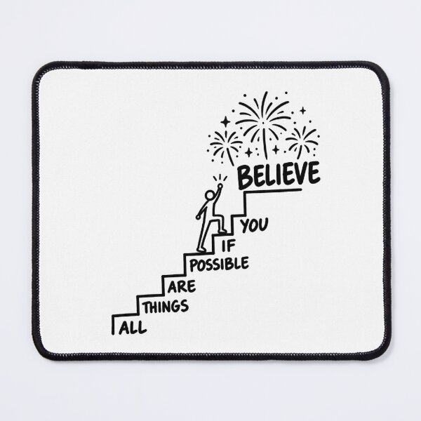 Item preview, All Things Are Possible If You Believe. designed and sold by Dinasshop.