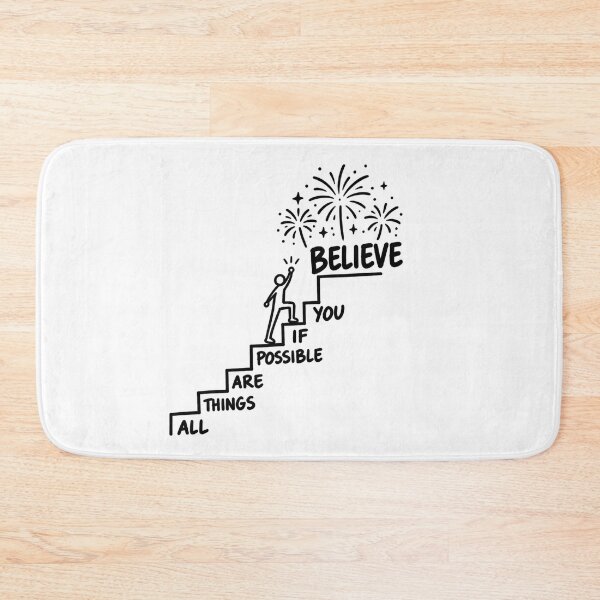 Item preview, All Things Are Possible If You Believe. designed and sold by Dinasshop.