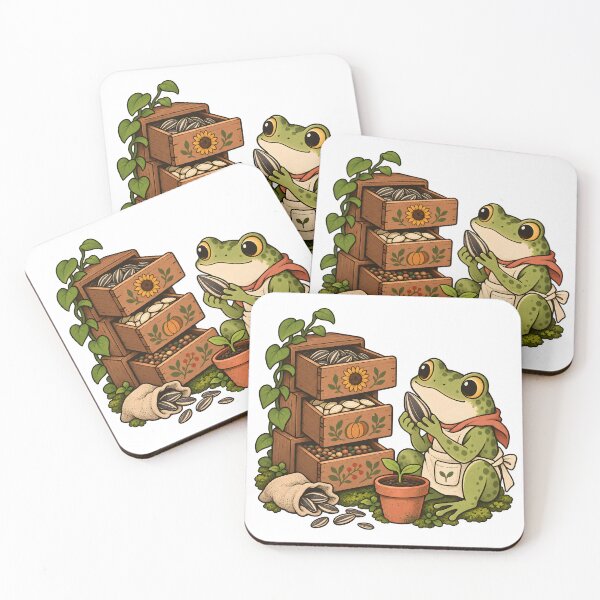 Item preview, Frog Seed Librarian designed and sold by EpicwaveDesigns.