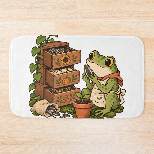 Item preview, Frog Seed Librarian designed and sold by EpicwaveDesigns.
