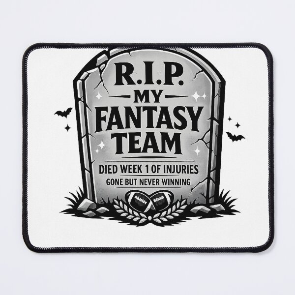 Item preview, Fantasy Football Gift - RIP My Fantasy Team designed and sold by RedRubyBubble.