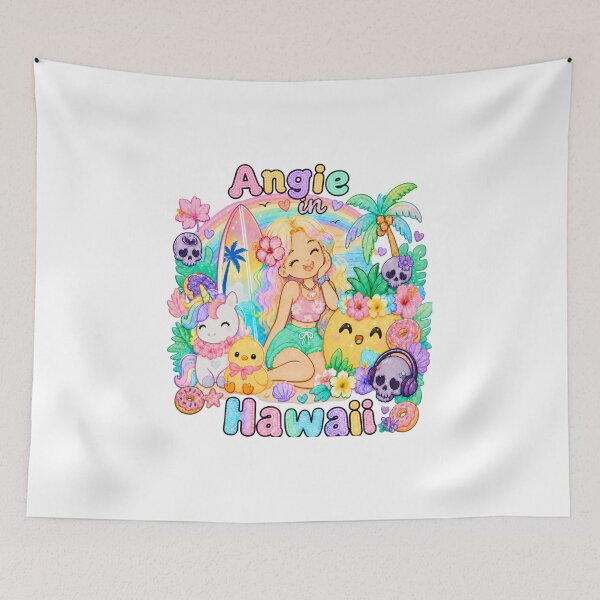 Item preview, Angie Name Gift Pastel Goth Hawaii Kawaii Aesthetic designed and sold by TheChalkyFox.
