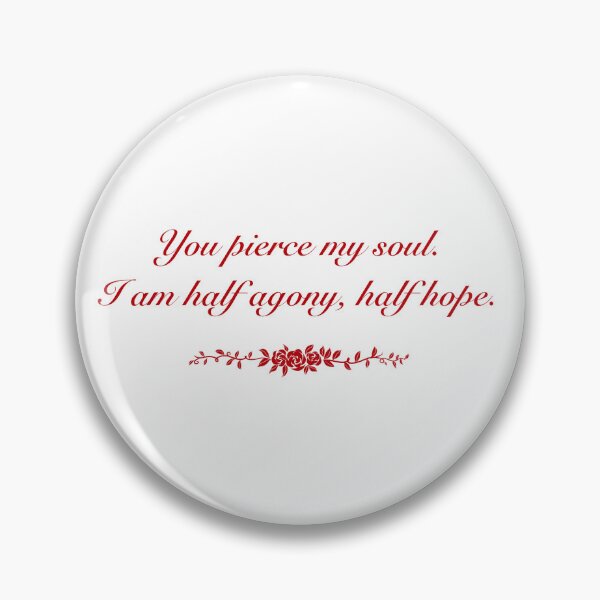 Item preview, "Half agony, half hope" Jane Austen Persuasion designed and sold by Summer Star.