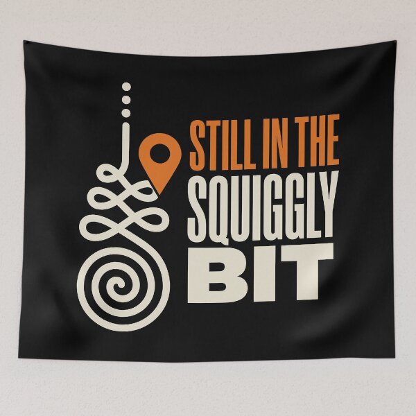 Item preview, Unalome Symbol Humor: Still in the Squiggly Bit designed and sold by Osmose-Studio.