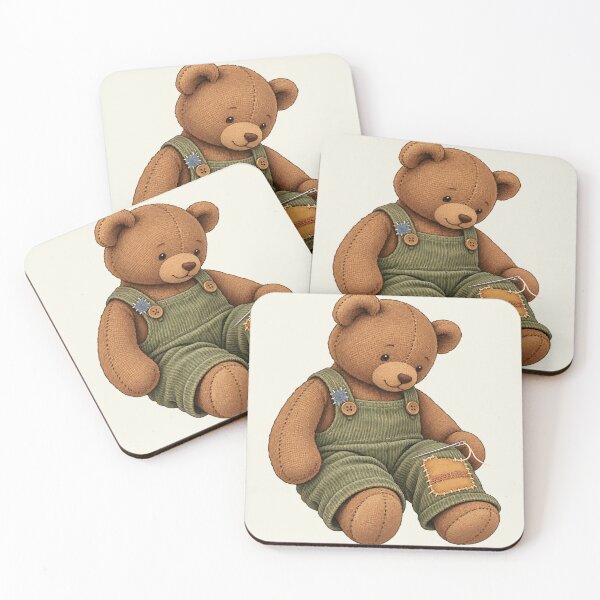 Item preview, Visible Mending Teddy Bear Sewing Patchwork designed and sold by MythicCotton.