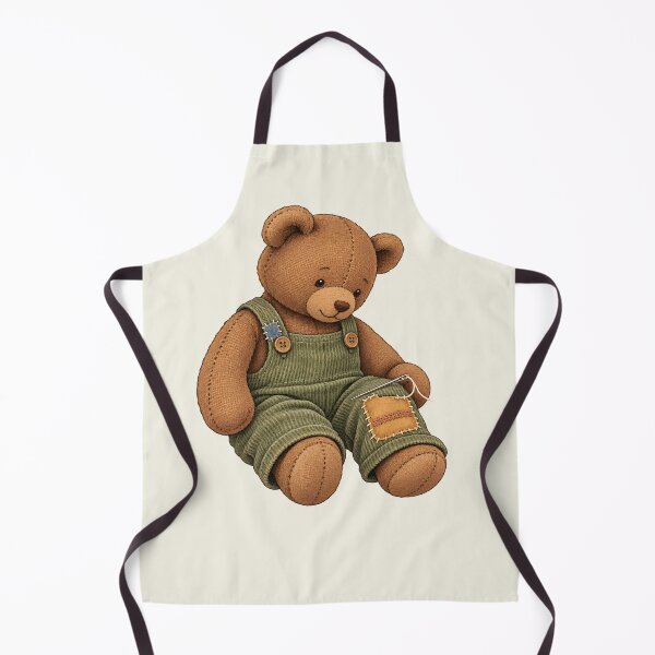 Item preview, Visible Mending Teddy Bear Sewing Patchwork designed and sold by MythicCotton.