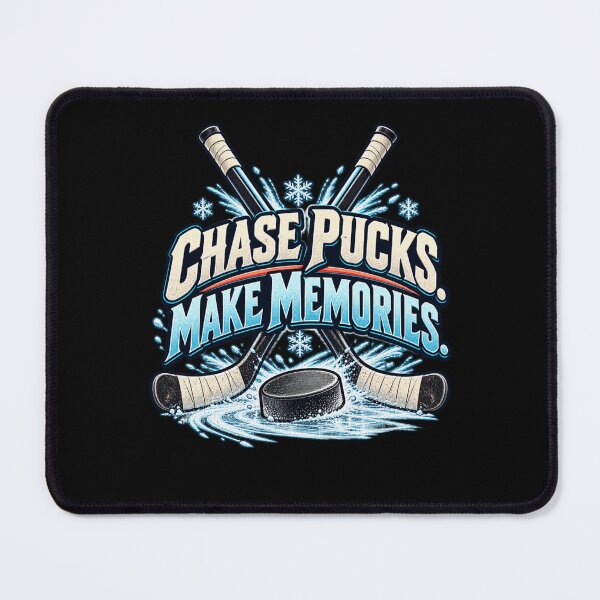 Item preview, Chase Pucks. Make Memories. - Ice Hockey designed and sold by Good Mood Foundry.