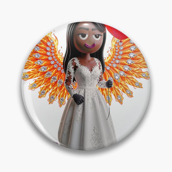 Item preview, Heart Balloons Fire Angel Doll designed and sold by GorgezBoo.