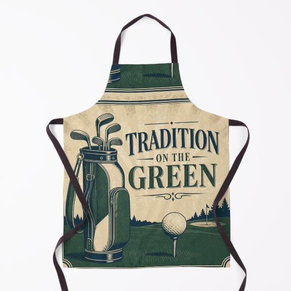 Item preview, Golf Tradition On The Green Retro Vintage - Mens Classic 50s Sports Gift - Vintage Golf Bag Art designed and sold by BelievingCreates.