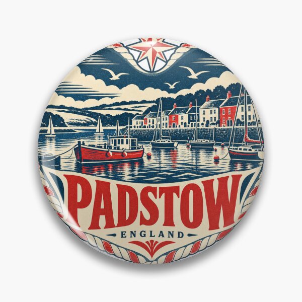 Item preview, Padstow England Travel Souvenir Nautical Woodcut Heart designed and sold by VisualArtsOasis.
