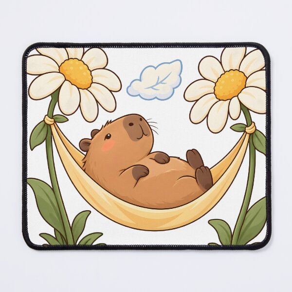 Item preview, Capybara Cloud Watcher designed and sold by EpicwaveDesigns.