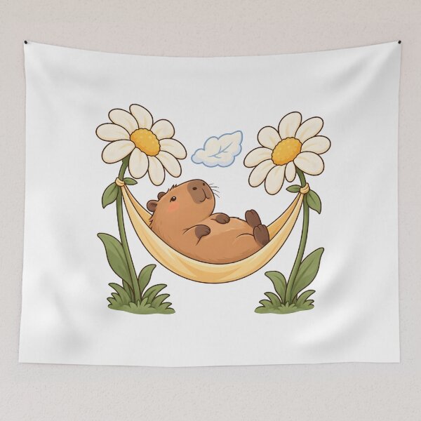 Item preview, Capybara Cloud Watcher designed and sold by EpicwaveDesigns.