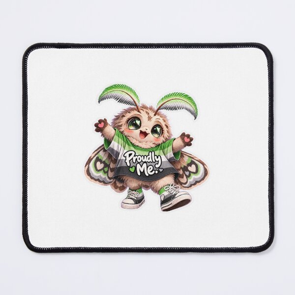 Item preview, Pat the Moth: Aromantic Pride designed and sold by Ambient-Thunder.