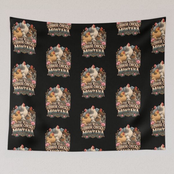 Item preview, The Real House Chicks of Montana, Funny Backyard Chicken Design designed and sold by AwakenedSoul.
