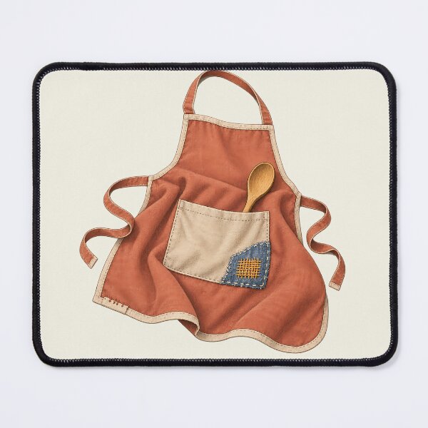 Item preview, Visible Mending Rustic Apron Patchwork Art designed and sold by MythicCotton.