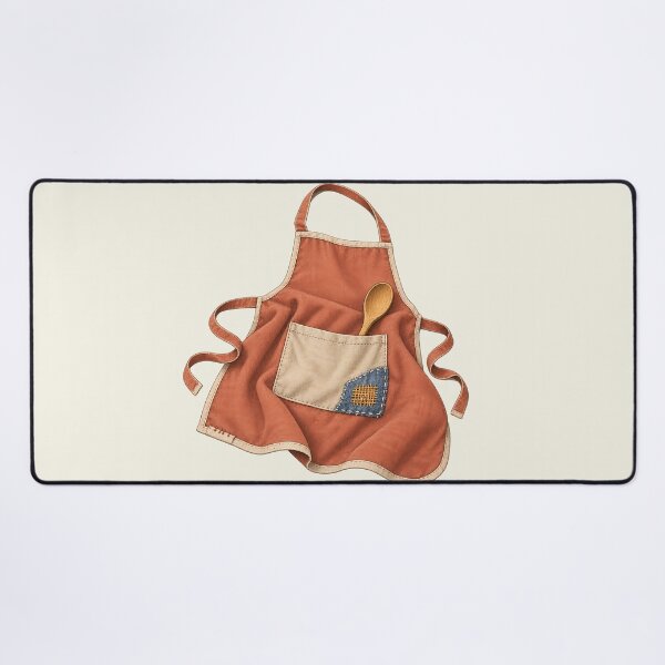 Item preview, Visible Mending Rustic Apron Patchwork Art designed and sold by MythicCotton.