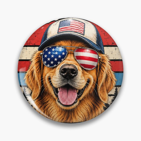 Item preview, Diseño Golden Retriever de EE. UU. designed and sold by XavuniverS.