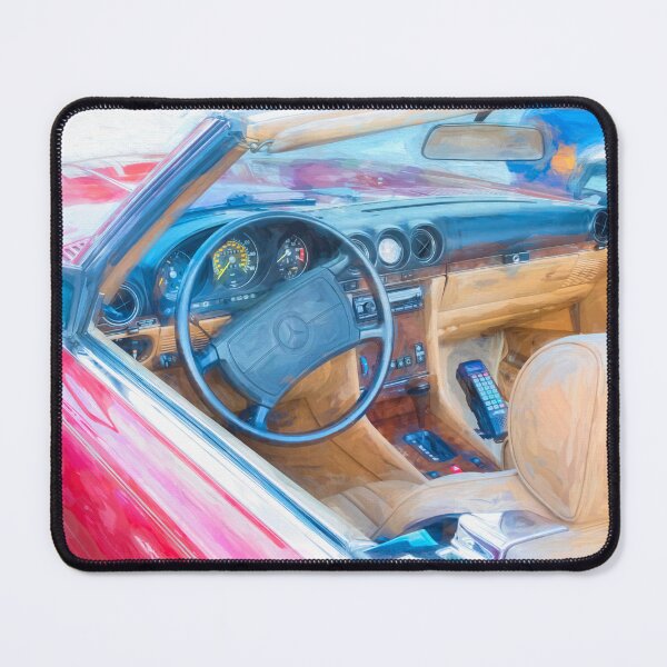 Item preview, 1987 Mercedes 560 SL Signal Red Roadster designed and sold by RichFrancoCars.