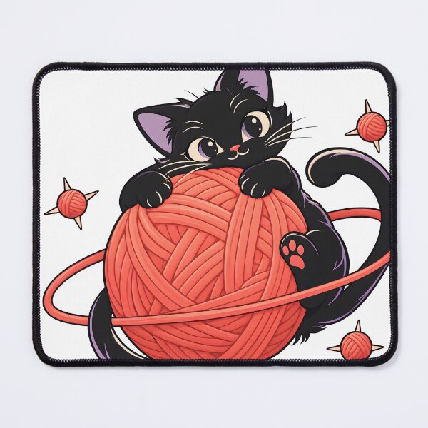 Item preview, Black Cat Yarn Planet designed and sold by EpicwaveDesigns.
