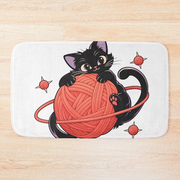 Item preview, Black Cat Yarn Planet designed and sold by EpicwaveDesigns.