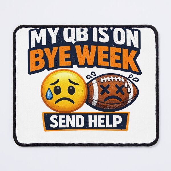 Item preview, Fantasy Football Gift - My QB Is On Bye Week designed and sold by RedRubyBubble.