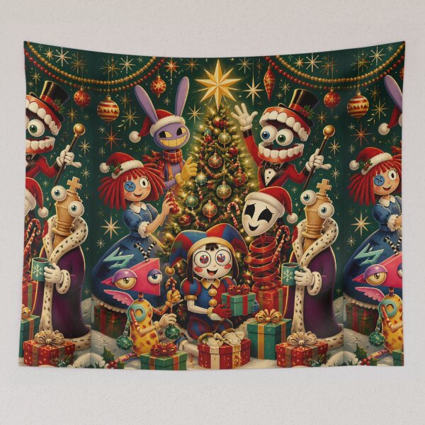 Item preview, Amazing Digital Circus Christmas Scene  designed and sold by Imemewell.
