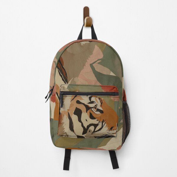 Item preview, Tiger and flowers designed and sold by Happy Mood Design.
