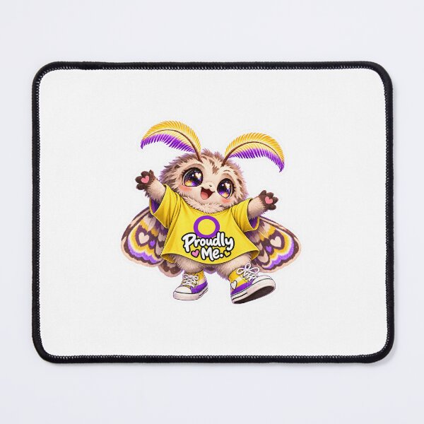 Item preview, Pat the Moth: Intersex Pride designed and sold by Ambient-Thunder.