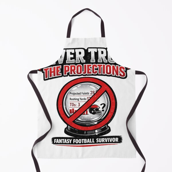 Item preview, Fantasy Football Gift - Never Trust The Projections designed and sold by RedRubyBubble.