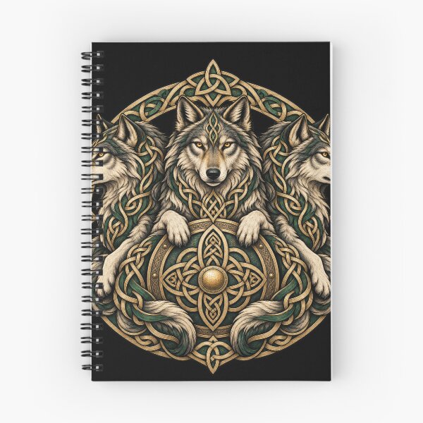 Item preview, Celtic Wolf Pack - Knotted Shield designed and sold by lAnJefurtifeu.