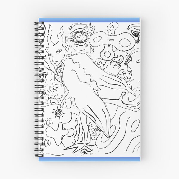 Item preview, Clipped Wings, Ink Marker on paper with digital border designed and sold by Static.Alien.
