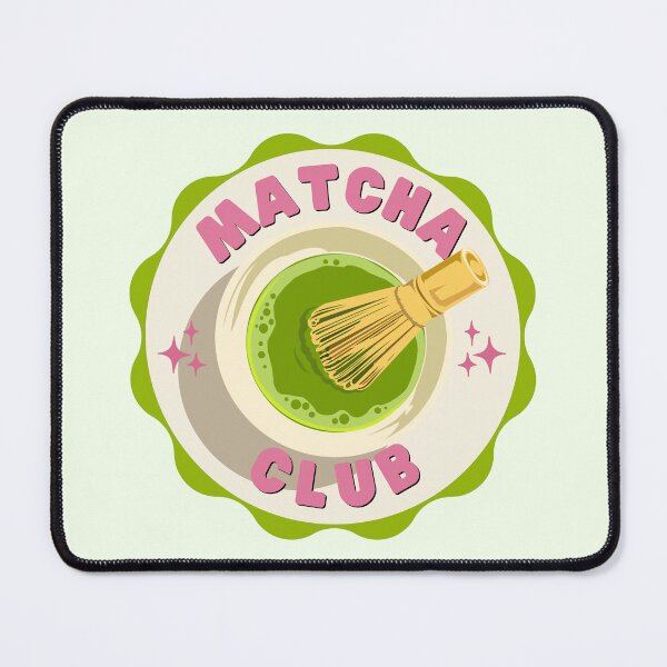 Item preview, matcha club - badge designed and sold by PeachyLitchi.