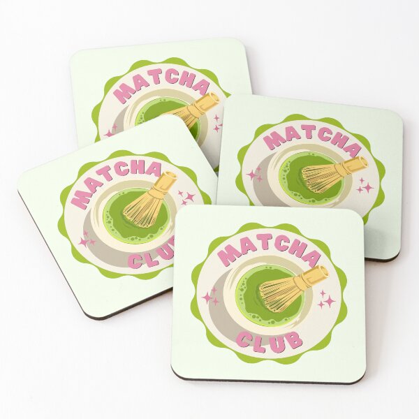 Item preview, matcha club - badge designed and sold by PeachyLitchi.