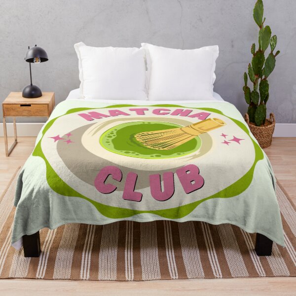 Item preview, matcha club - badge designed and sold by PeachyLitchi.