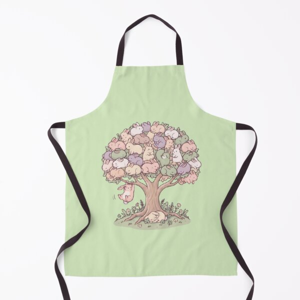 Item preview, Cute Bunny Tree Whimsical Pastel Rabbits Kawaii Cottagecore Art designed and sold by ArtivaaStudio.