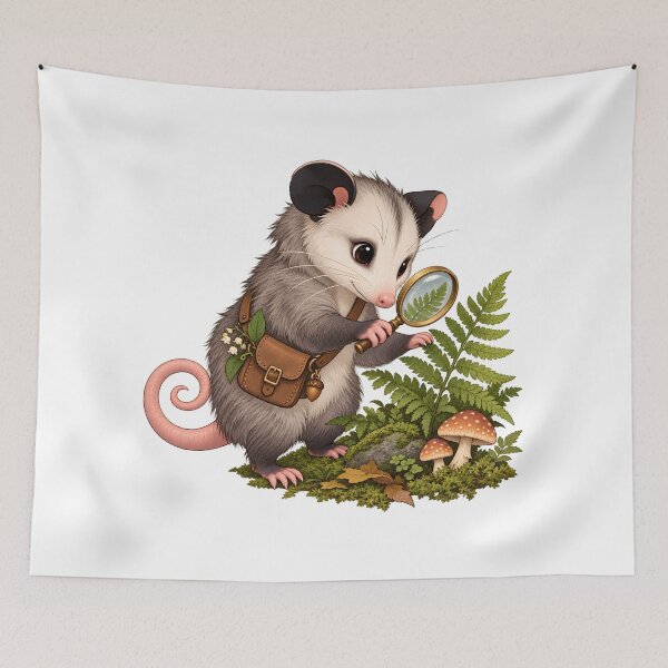 Item preview, Opossum Pocket Botanist designed and sold by EpicwaveDesigns.