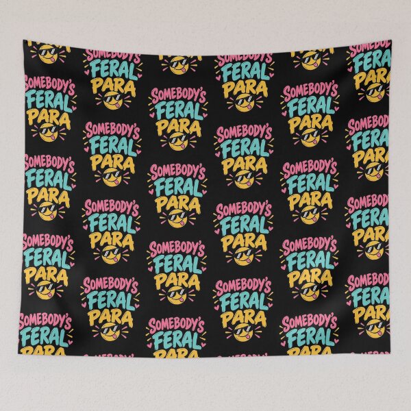 Item preview, Somebody’s Feral Para Paraprofessional Funny Raccoon Meme designed and sold by DarkRelicStudio.
