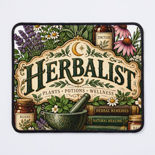Item preview, Vintage Herbalist Botanical Apothecary designed and sold by MysticCanvasAi.
