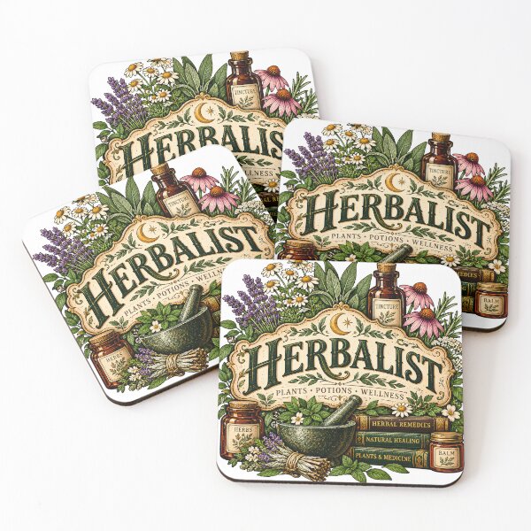 Item preview, Vintage Herbalist Botanical Apothecary designed and sold by MysticCanvasAi.