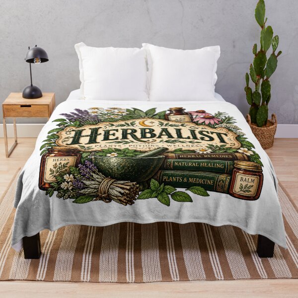 Item preview, Vintage Herbalist Botanical Apothecary designed and sold by MysticCanvasAi.