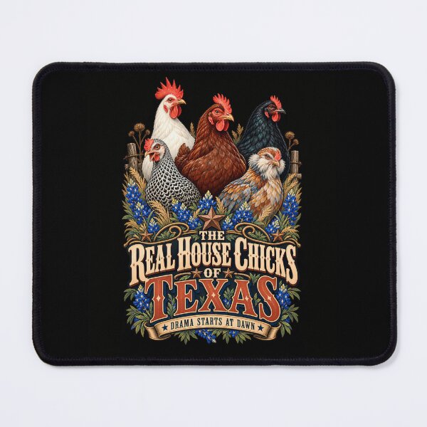 Item preview, The Real House Chicks of Texas, Funny Backyard Chicken Design designed and sold by AwakenedSoul.