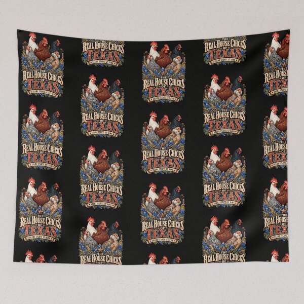 Item preview, The Real House Chicks of Texas, Funny Backyard Chicken Design designed and sold by AwakenedSoul.