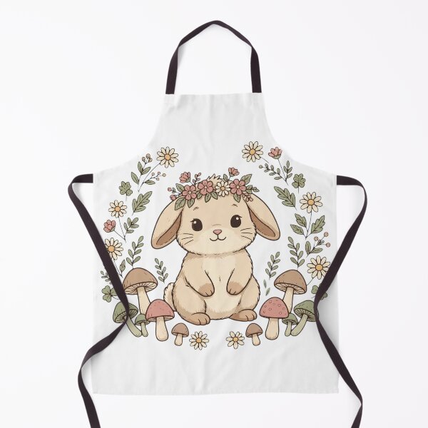 Item preview, Cottagecore Bunny & Mushrooms — Cozy Woodland Aesthetic Design designed and sold by Sweet Blob Co.