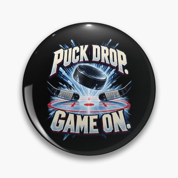 Item preview, Puck Drop. Game On. - Ice Hockey designed and sold by Good Mood Foundry.