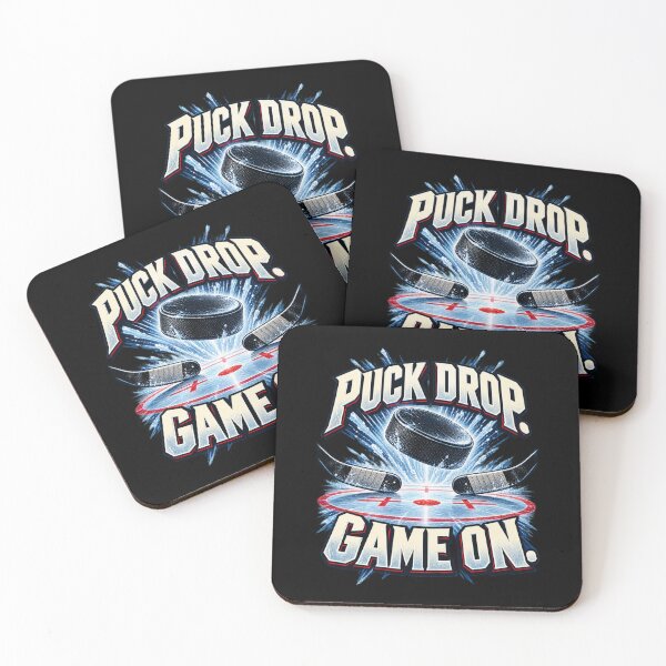 Item preview, Puck Drop. Game On. - Ice Hockey designed and sold by Good Mood Foundry.