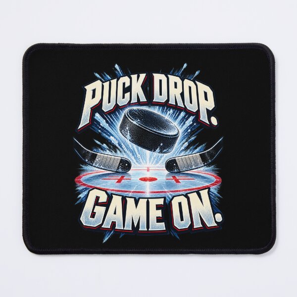 Item preview, Puck Drop. Game On. - Ice Hockey designed and sold by Good Mood Foundry.