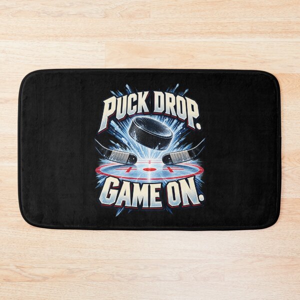 Item preview, Puck Drop. Game On. - Ice Hockey designed and sold by Good Mood Foundry.