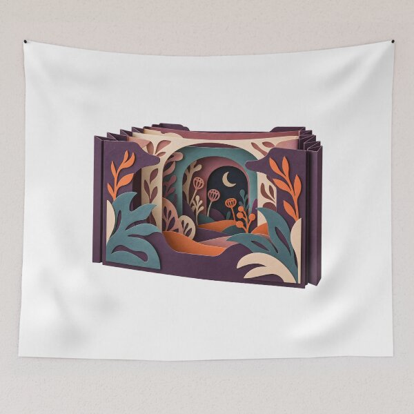 Item preview, Layered Paper Tunnel Book Craft designed and sold by Philippa Shop.