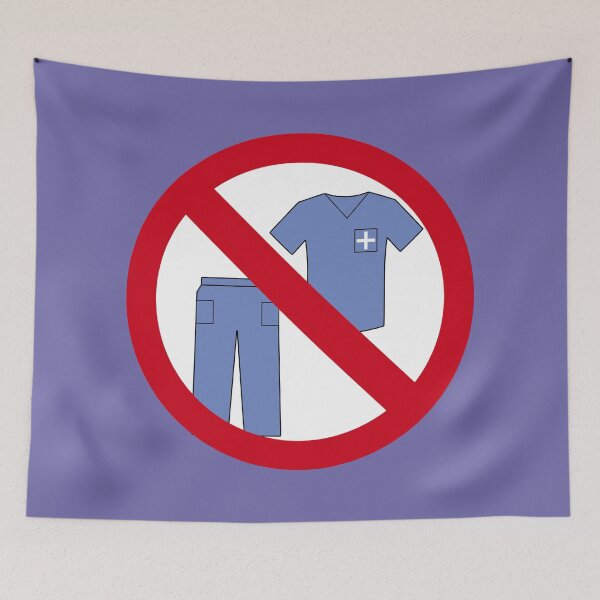 Item preview, No Scrubs (Image) designed and sold by Karate Octopus.